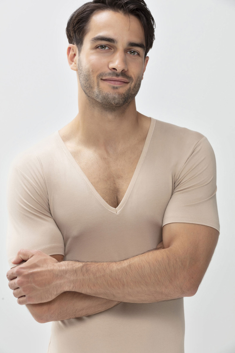 slim fit undershirts v neck