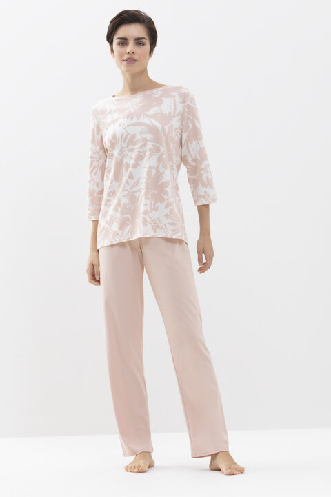 Schlafanzug Blossom Serie Raffaela Frontansicht | mey®