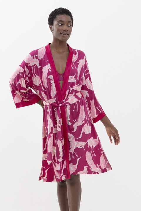 Kimono Cosmo Pink Serie Kyra Frontansicht | mey®
