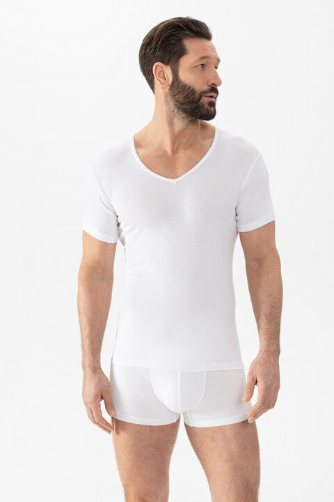 Shirt Weiss Serie Casual Cotton Frontansicht | mey®