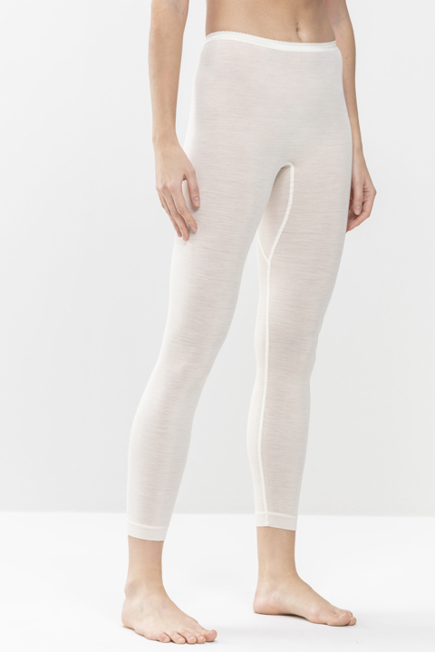 Leggings Weiss Serie Exquisite Frontansicht | mey®