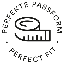 Icon für perfekte Passform, aufgerolltes Maßband | mey® 