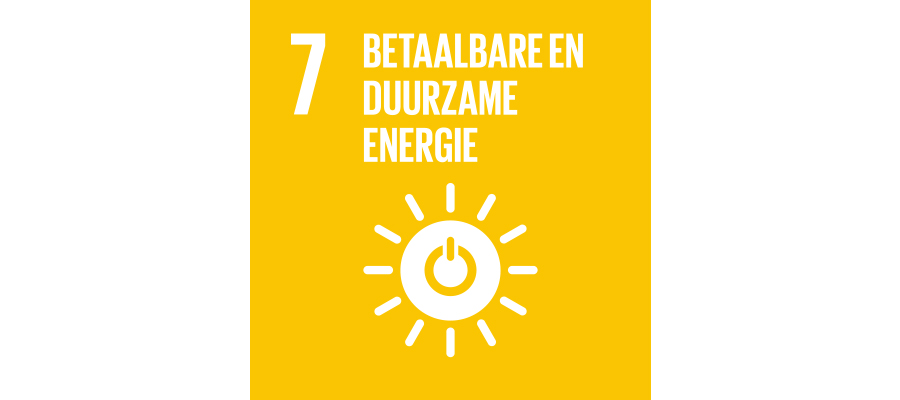 Symbol SDG Nr 7 betaalbare en duurzame energie | mey®
